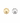 Bead Cap Flower Petal End Spacer Stainless Steel and gold 