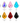 Crystal Leaf Top Drilled with facets Prism Chandelier