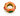 Cloisonné Donut Beads Peach
