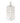 Cross Dog Label Tag Pendant Stainless Steel Silver Color
