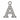 Crystal Rhinestone Charm Letter A for DIY Projects 18MM