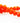 Crystal Rondelles Briolette Beads Lampwork Marbled Orange with facets