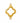 Open Clover Connectors Charm Gold 23MM