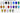 Oval Crystal Sew-On Rhinestones Beads  chart