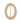 Oval Double Line Crystal Rhinestone Buckles gold
