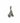 Roller Skate Charm Stainless Steel