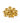 Stainless Steel Spacer Beads gold plated.