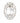 Oval Shape Faceted Crystal Cabochon 29X21 MM
